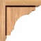Ekena Millwork Pescadero Smooth Corbel w/Backplate, Western Red Cedar, 7 1/2"W x 8"D x 8"H COR08X08X08PEC01SWR - alternate 4